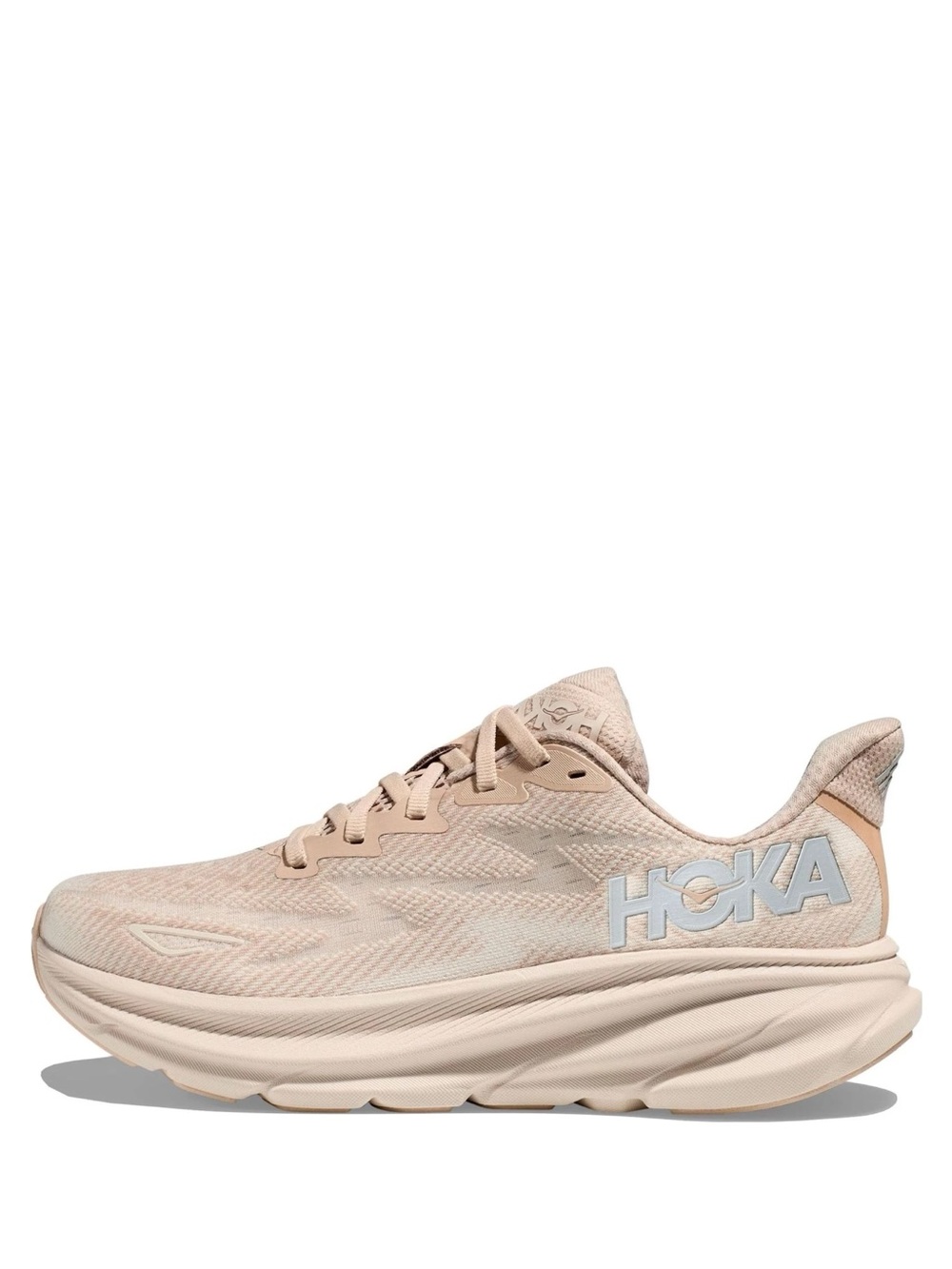 HOKA Women’s Clifton 9 in Shifting Sand/Eggnog - Picture 3 of 15